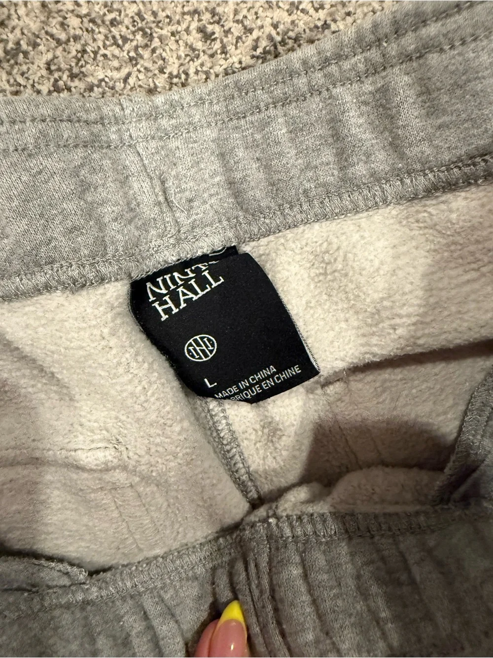 Ninth Hall Kids Gray Cargo Sweat Joggers with Cargo Pockets